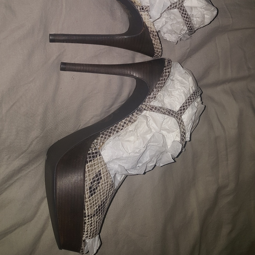 Michael Michael Kors Felicia Python-Embossed Leath - image 6